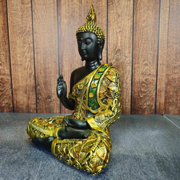 Statue de Bouddha Thaïlandais en Méditation – Sérénité et Élégance