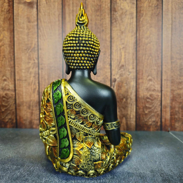 Statue de Bouddha Thaïlandais en Méditation – Sérénité et Élégance