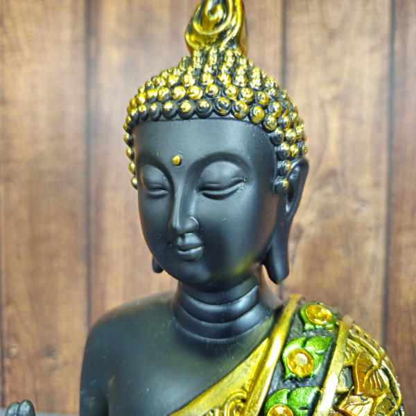 Statue de Bouddha Thaïlandais en Méditation – Sérénité et Élégance