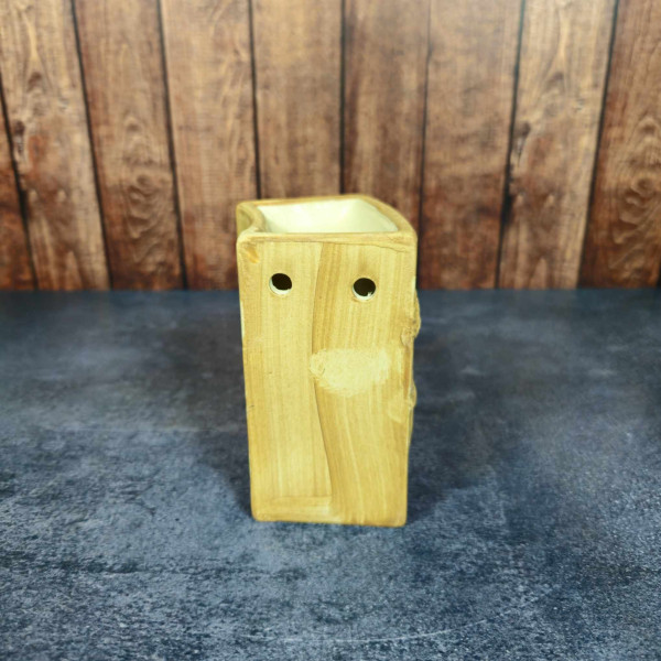 Brûleur de fondants en céramique motif Bonzaï peint à la main