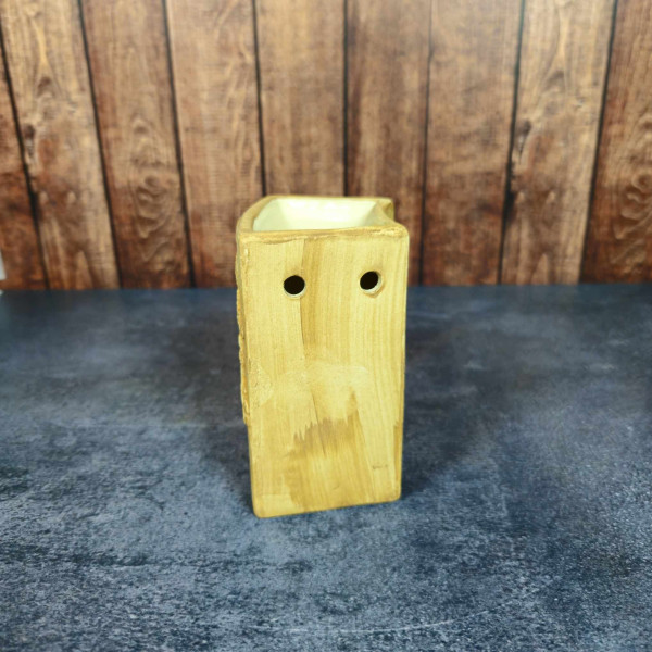 Brûleur de fondants en céramique motif Bonzaï peint à la main