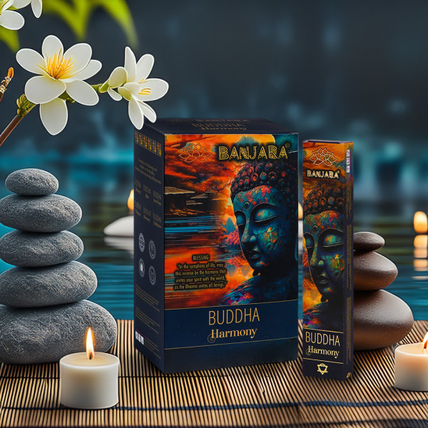 Encens Banjara Bouddha de l'harmonie chez Namast Visé