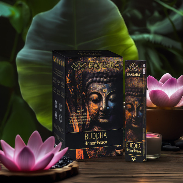 Un encens inspiré des paroles du Bouddha : chaque bâton est une invitation à la tranquillité de l’âme