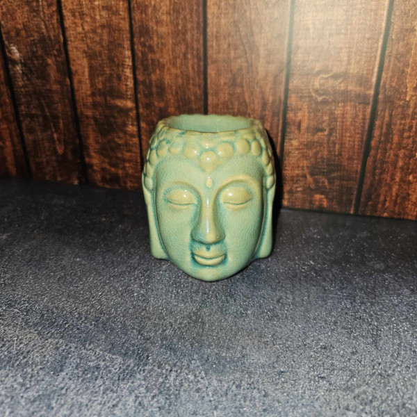Brûleur de parfums tête de Bouddha en pierre – Déco zen