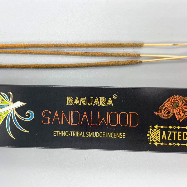 Encens Tribal Banjara SandalWood (Bois de santal) – Force, Stabilité & Protection Sacrée