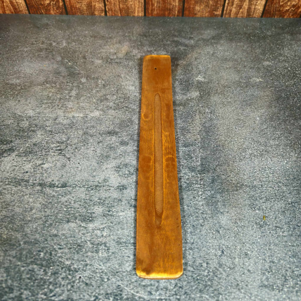Porte-encens en bois de manguier artisanal