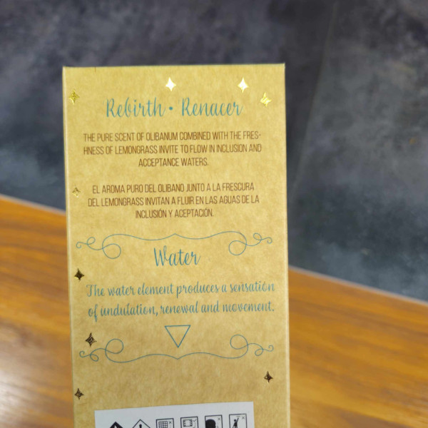 Détails de l’encens citronnelle et oliban aux ingrédients 100% naturels