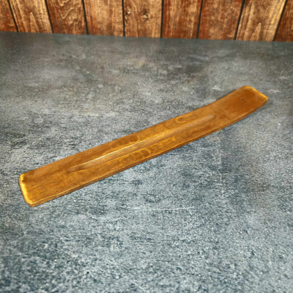Porte-encens en bois de manguier artisanal