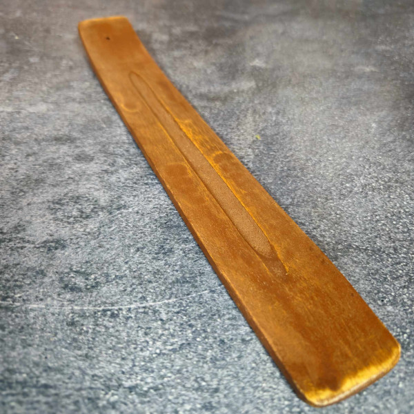 Porte-encens en bois de manguier artisanal