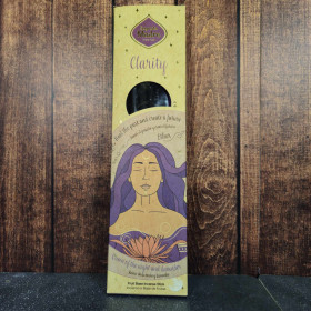 Encens Clarté Sagrada Madre – boîte de 6 bâtons artisanaux (élément Éther)