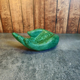 Porte-encens symbolique nature en forme de main ouverte, symbole de protection de la Terre