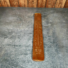 Porte-encens en bois de manguier sculpté