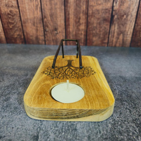 Brûleur de Sauge & Palo Santo – Arbre de Vie en Teck | Namaste Visé