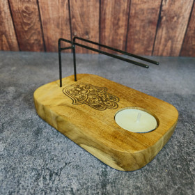 Brûleur de Sauge & Palo Santo Main de Hamsa – Purification et Protection Zen