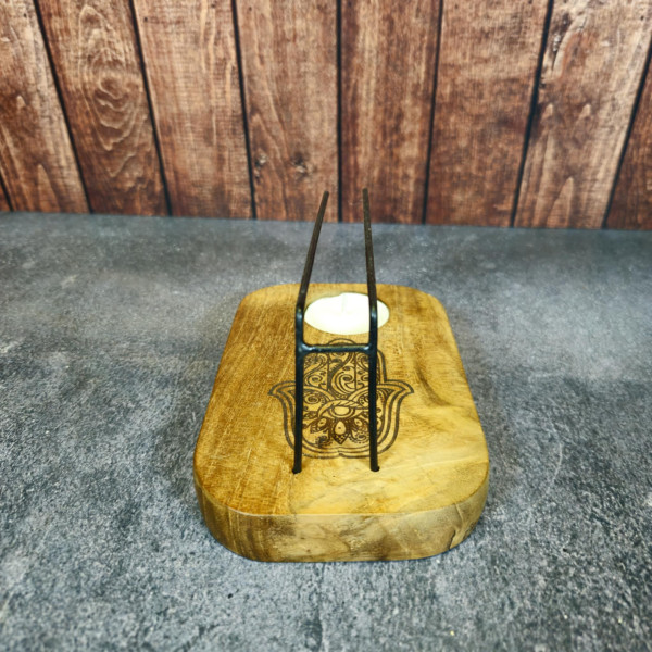 Brûleur de Sauge & Palo Santo Main de Hamsa – Purification et Protection Zen