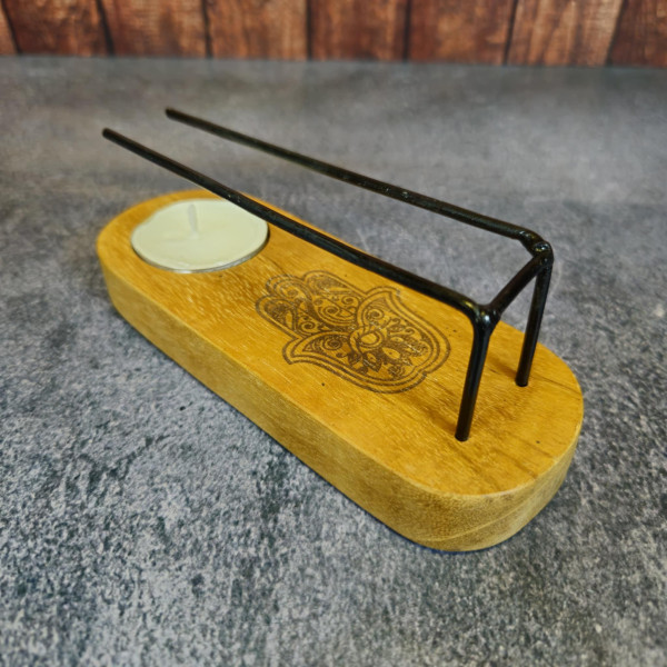 Brûleur Sauge et Palo Santo Hamsa – Purification & Sérénité