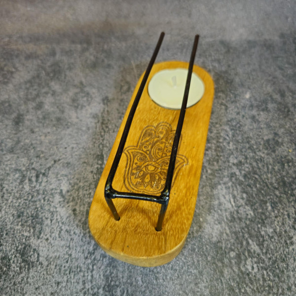 Brûleur Sauge et Palo Santo Hamsa – Purification & Sérénité