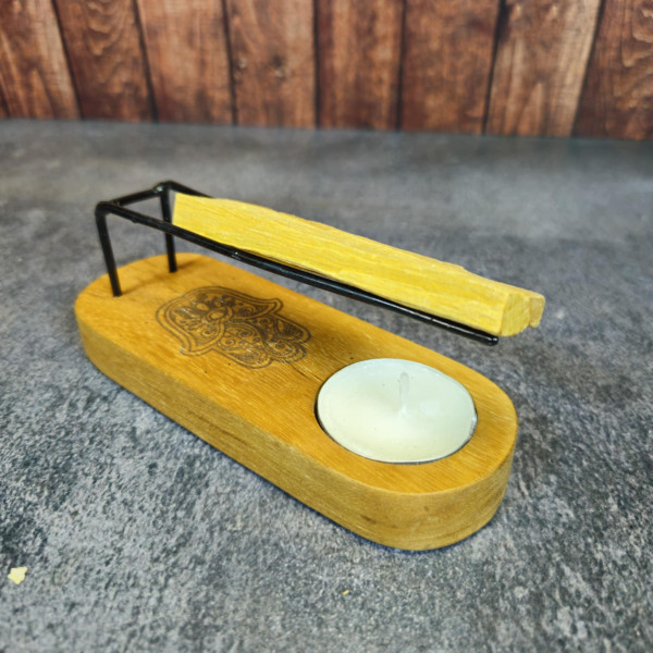 Brûleur Sauge et Palo Santo Hamsa – Purification & Sérénité