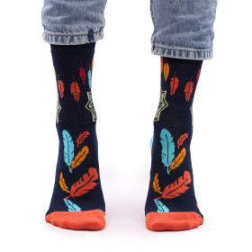 Chaussettes en Bambou motif Attrape-rêves