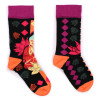 Chaussettes en Bambou imprimées Bouddha Rose et Lotus (41-46)