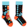 Chaussettes en Bambou imprimées Bouddha Bleu (36-40)