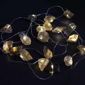 Guirlande lumineuse en Citrine fumée