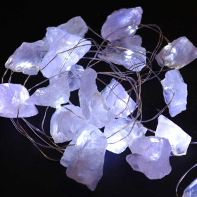 Guirlande lumineuse en Cristal de Roche