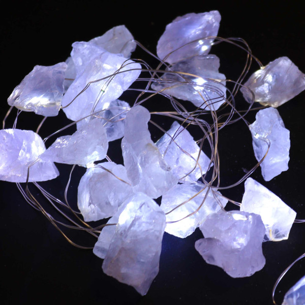 Guirlande lumineuse en Cristal de Roche
