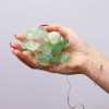 Guirlande lumineuse en pierre naturelle de Jade Cristallin