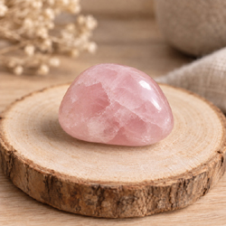 Quartz Rose - pierre roulée
